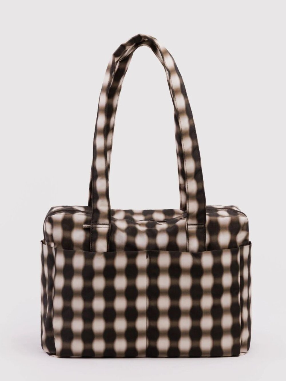NWT Baggu Everyday Cloud Bag - Blurred Gingham Brown